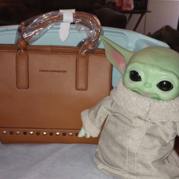 French Connection Handbags - French Connection Brown Satchel